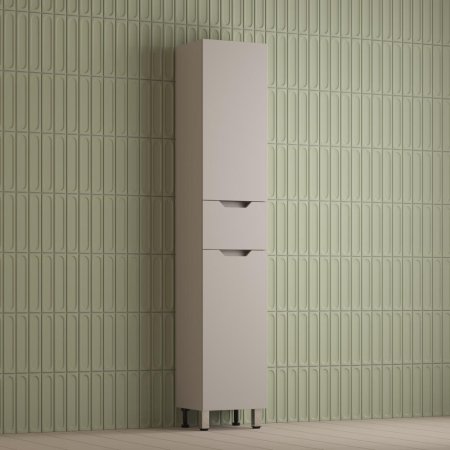 Пенал напольный Style Line  "Остин" 360 см 1 ящик крем эмаль PLUS 