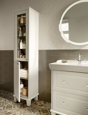 Шкаф пенал Roca Carmen 44 857137415 Сатин белый 