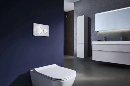 Клавиша смыва Azario AZ-8200-0011 Хром глянцевый 