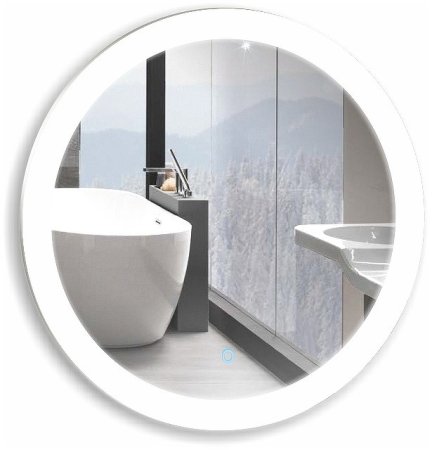 Зеркало Azario Перла 65 ФР-1534 с подсветкой с сенсорным выключателем 