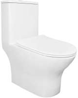 Унитаз моноблок Azario Terni AZ-8618 с бачком и сиденьем Микролифт Унитаз моноблок Azario Terni AZ-8618 с бачком и сиденьем Микролифт