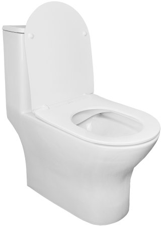 Унитаз моноблок Azario Terni AZ-8618 с бачком и сиденьем Микролифт 