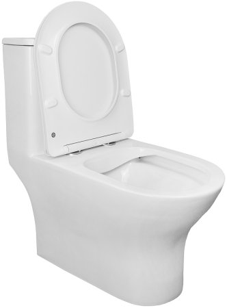 Унитаз моноблок Azario Terni AZ-8618 с бачком и сиденьем Микролифт 