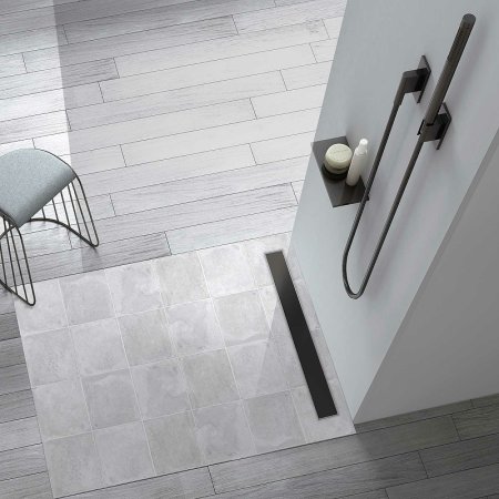 Душевой лоток Vincea Optima 80 SAY.601.80.B.M.S.DUZ с Черной матовой решеткой 