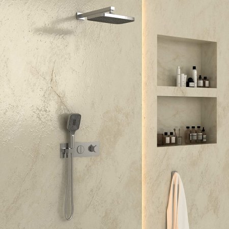 Душевая система Vincea VSFW-422T1CH с термостатом Хром 