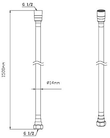 Душевая система Vincea VSFW-422T1CH с термостатом Хром 