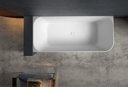 Акриловая ванна Abber 160х75 AB9331-1.6L без гидромассажа 