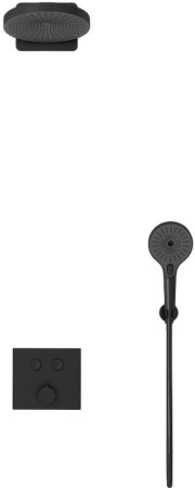 Душевая система Vincea Inspire VSFW-4I211MB Черная матовая 