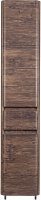 Шкаф пенал Style Line Атлантика Люкс Plus 35 ЛС-00000615 с бельевой корзиной Старое дерево
