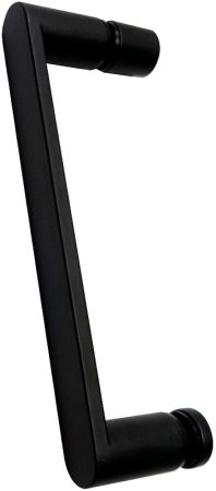 Душевой уголок Abber Sonnenstrand 100x70 AG04100BC-S70B профиль Черный стекло прозрачное 