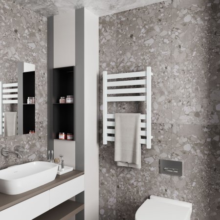 Полотенцесушитель электрический (лесенка) Bauedge Elite DB-0050, 50x80 см 