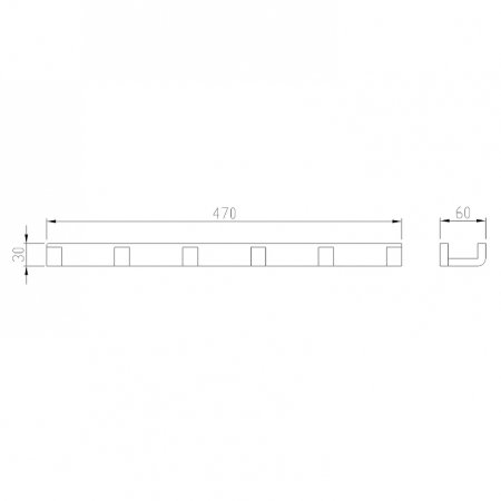 Вешалка для полотенец Abber Westen AA1752G Золото матовое 