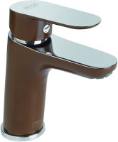 Смеситель для раковины Fiore KEVON CHIC 81MX8123, хром/коричневый