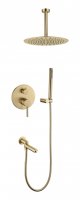 Душевая система скрытого монтажа Grocenberg GB5099MG-2 Матовый золото