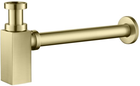 Сифон для раковины TIMO 959/17L, матовое золото 