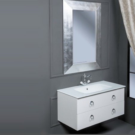 Зеркало Boheme Armadi Art Chelsea 80 555 с подсветкой Поталь серебро 