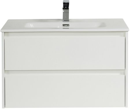 Тумба с раковиной BelBagno KRAFT-800-2C-SO-BO Bianco Opaco 