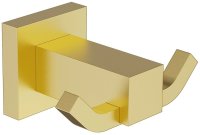 Крючок для ванной комнаты двойной TIMO Selene 17012/17, матовое золото