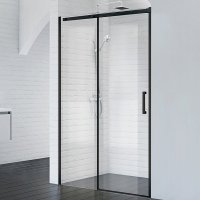 Душевая дверь BelBagno Acqua 120 ACQUA-BF-1-120-C-NERO профиль Черный стекло прозрачное Душевая дверь BelBagno Acqua 120 ACQUA-BF-1-120-C-NERO профиль Черный стекло прозрачное