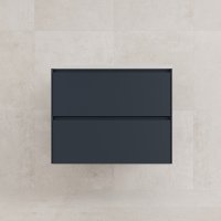 Тумба подвесная "ЛИМА 70" эмаль, под раковину LINE 70, 2 ящ., PLUS, графит