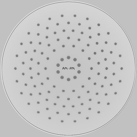 Верхний душ AM.PM Like F0580000 хром/серый 