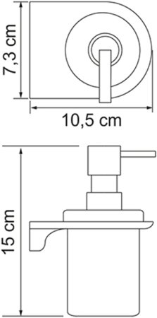 Дозатор WasserKRAFT Kammel K-8399WHITE 