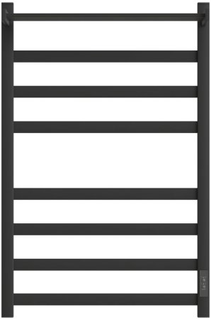 Полотенцесушитель электрический APEXTERMO Terra TR01185BM 800x500 с полкой, черный матовый 