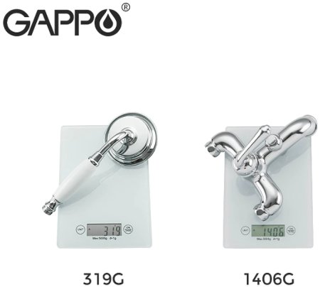 Смеситель для ванны Gappo G88 G3288 Хром 