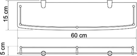 Полка WasserKRAFT K-555 