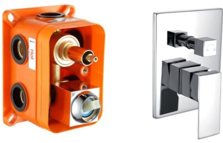 Смеситель для душа Kaiser Sonat 34122 Хром 