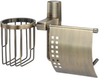 Держатель туалетной бумаги WasserKRAFT Exter K-5259 с держателем освежителя воздуха