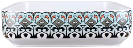 Раковина-чаша Bronze de Luxe Nordic 50 2073 Белая Синяя 