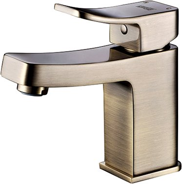 Смеситель WasserKRAFT Exter 1603 для раковины, светлая бронза 