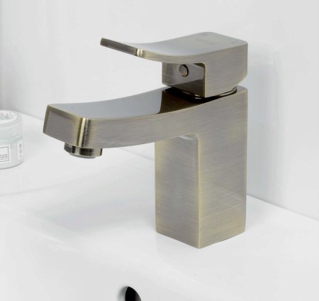 Смеситель WasserKRAFT Exter 1603 для раковины, светлая бронза 