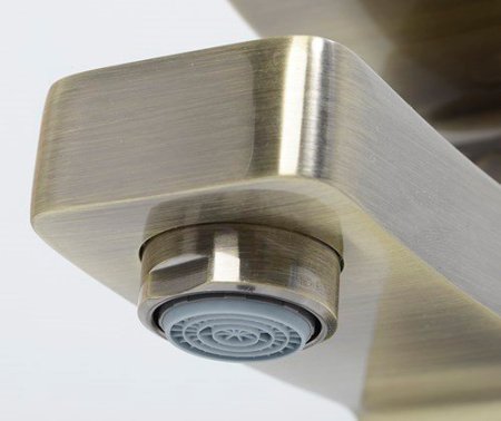 Смеситель WasserKRAFT Exter 1603 для раковины, светлая бронза 