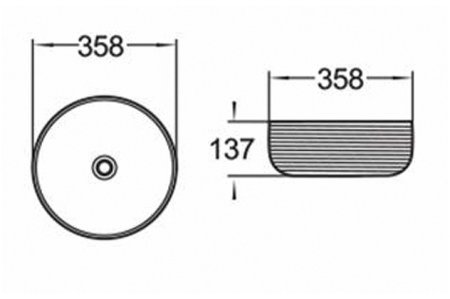 Раковина-чаша Comforty 35.8 102 00004148750 Белая 