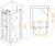 Душевой уголок RGW PA-144 (PA-104+Z-050-2+O-204) 600x800 