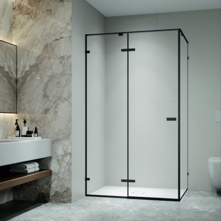 Душевой уголок с распашной дверью на петлях - RGW SV-040B 1200x800 