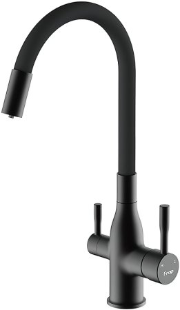 Смеситель для кухни Frap H96 F4396-6 Черный матовый 