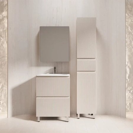 Тумба Style Line Марокко 60 напольная, с раковиной  СОУЛ 600*480, крем 