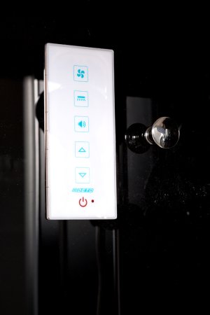 Душевая кабина Deto B10S с электрикой BLACK 