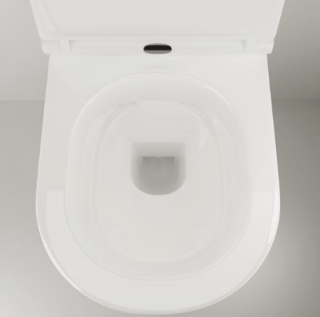 Унитаз подвесной Ceramica Nova Trend Rimless 111010 S с микролифтом, безободковый 