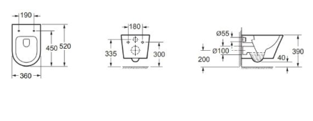 Унитаз подвесной Ceramica Nova Trend Rimless 111010 S с микролифтом, безободковый 