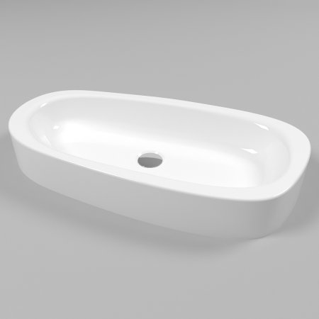 Раковина-чаша Whitecross Moonstone E 70 0731.070035.100 Белая глянцевая 