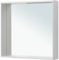 Зеркало Allen Brau Reality 80 1.32018.02 с подсветкой Серебро браш с сенсорным выключателем
