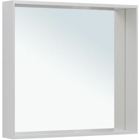 Зеркало Allen Brau Reality 80 1.32018.02 с подсветкой Серебро браш с сенсорным выключателем 