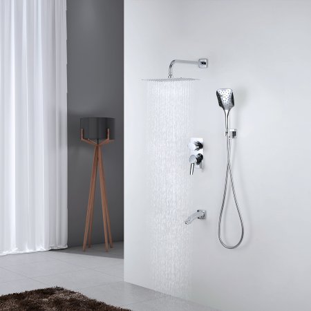 Смеситель Lemark Atlantiss для ванны и душа встраиваемый (LM3242C) 