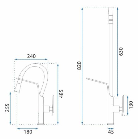 Смеситель для кухни Rea Castor REA-B6936 