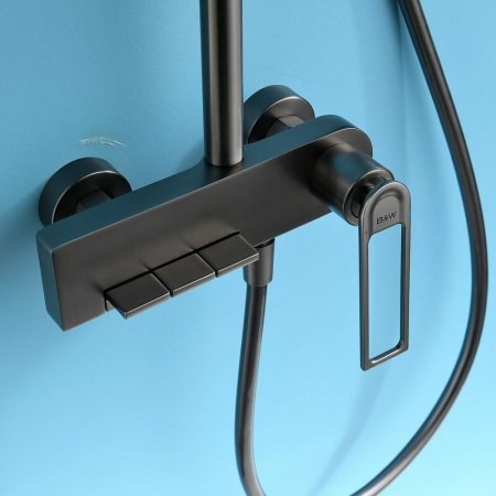 Душевая система Black&White Universe UK9900MG 9900MG Gun Metal 