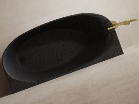 Карбоновая ванна ABBER Karbon AK9004 черная 
